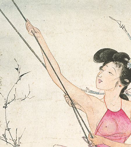 曲水县-胡也佛的仕女画和最知名的金瓶梅秘戏图